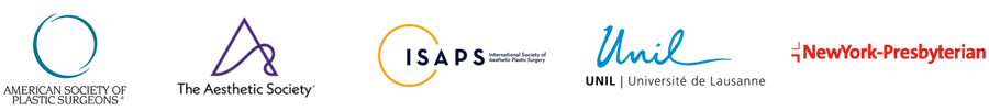 Dr. Rafizadeh's medical memberships and certifications — American Society of Plastic Surgeons, FACS, American Board of Plastic Surgery, ISAPS, Université de Lausanne, NewYork-Presbyterian